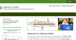 Desktop Screenshot of albertacare.org