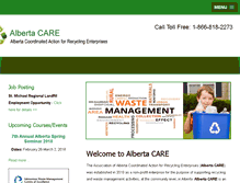 Tablet Screenshot of albertacare.org